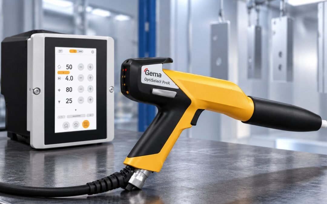 GEMA OptiFlex ProX: più precisione nella verniciatura a polvere